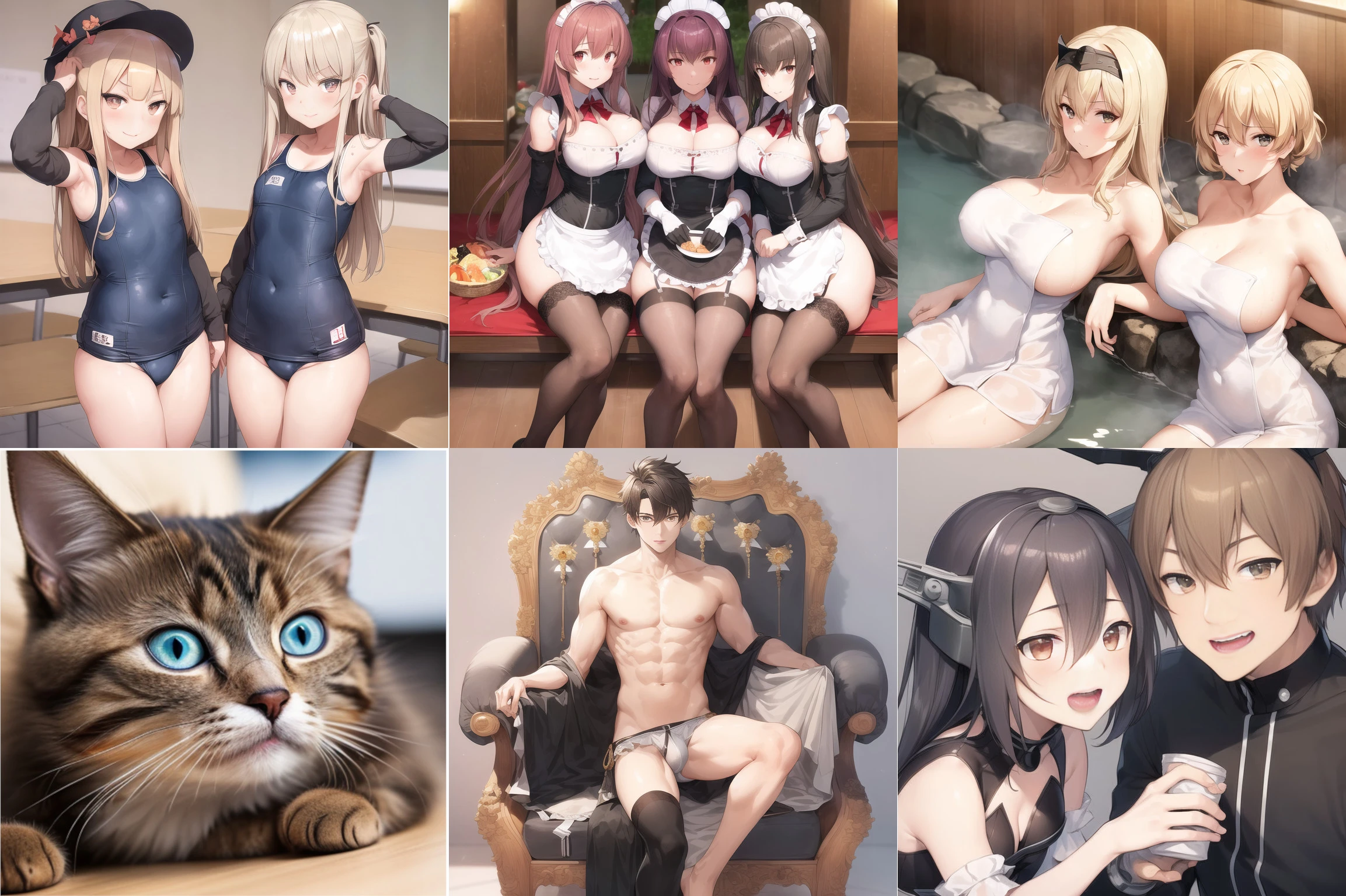 一些Stable Diffusion WebUI的繪圖,無後製。